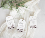Mauve Peony Thank You Tag Template 003