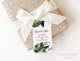 Tropical Thank You Tag Template 016