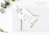 Greenery Thank You Tag Template 025