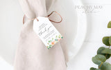 Greenery Thank You Tag Template 025