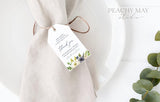 Greenery Thank You Tag Template 026