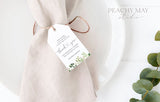 Greenery Thank You Tag Template 033