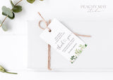 Greenery Thank You Tag Template 033