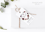 Floral Thank You Tag Template 037