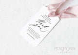 Modern Minimalist Thank You Tag Template 046