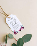 Eucalyptus Floral Thank You Tag Template  051
