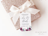 Eucalyptus Floral Thank You Tag Template  051