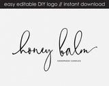 Honey Balm DIY Logo Design