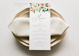 Wedding Menu Template 013