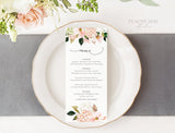 Wedding Menu Template 029