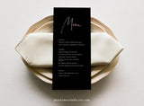 Rose Gold Wedding Menu Template 043