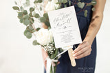 Wedding Program Instant Download Template 030
