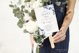 Navy Wedding Program Instant Download 032