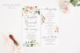 Wedding Program Instant Download 035