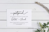 Postponed wedding announcement 3