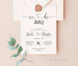 We Do BBQ Invitation Template 1
