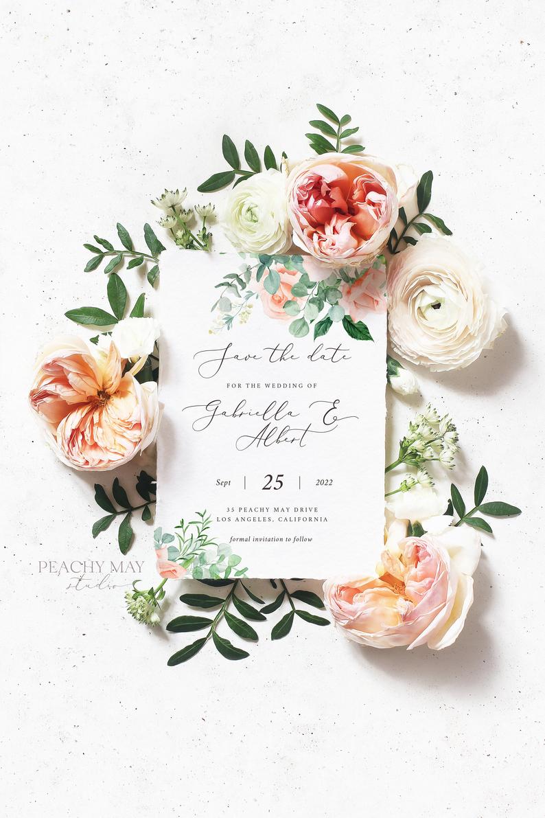 Mountain Save the Date Template 052