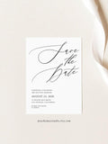 Modern Minimalist Save The Date Template 046