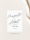 Modern Minimalist Save The Date Template 050