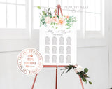 Wedding Seating Chart Template 025