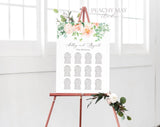 Wedding Seating Chart Template 025
