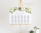 Wedding Seating Chart Template 026