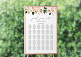 Wedding Seating Chart Template 029