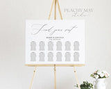 Wedding Seating Chart Template 031