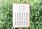Wedding Seating Chart Template 031