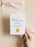 Thanksgiving Dinner Invitation Template 1