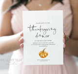 Thanksgiving Dinner Invitation Template 1