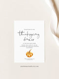 Thanksgiving Dinner Invitation Template 1
