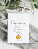 Thanksgiving Dinner Invitation Template 1