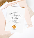 Thanksgiving Dinner Invitation Template 1