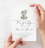 Time for Tea Party Invitation Template
