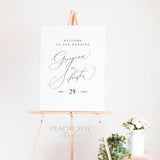 Wedding Welcome Sign Template 031