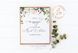 Editable Message In A Bottle Sign Template 11