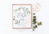 Editable Greenery Cards and Gifts Sign Template 1