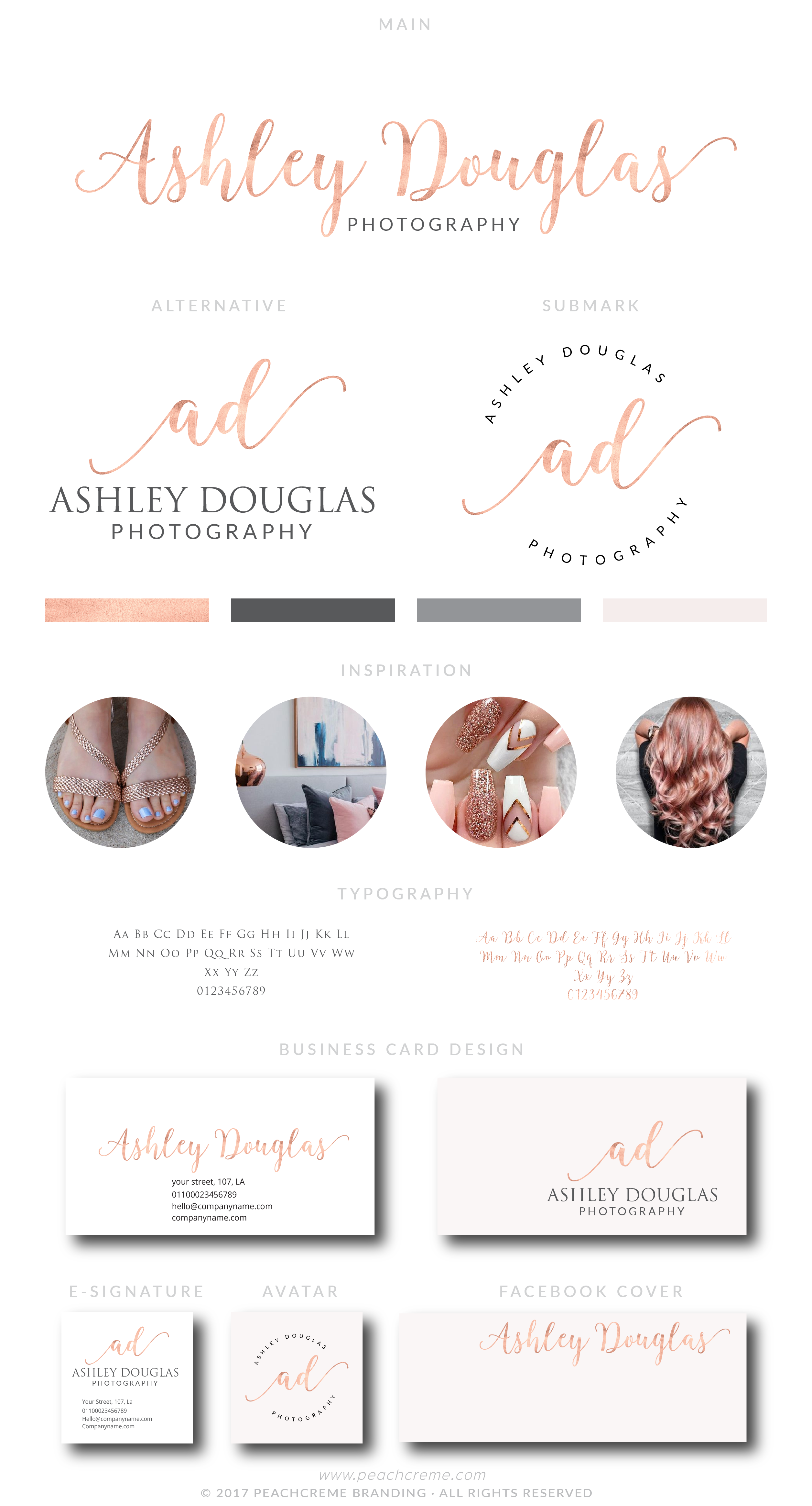 Ashley Douglas Kit , Logo Design, - peachcreme.com