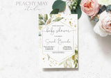 Greenery baby Shower Invite Template 5