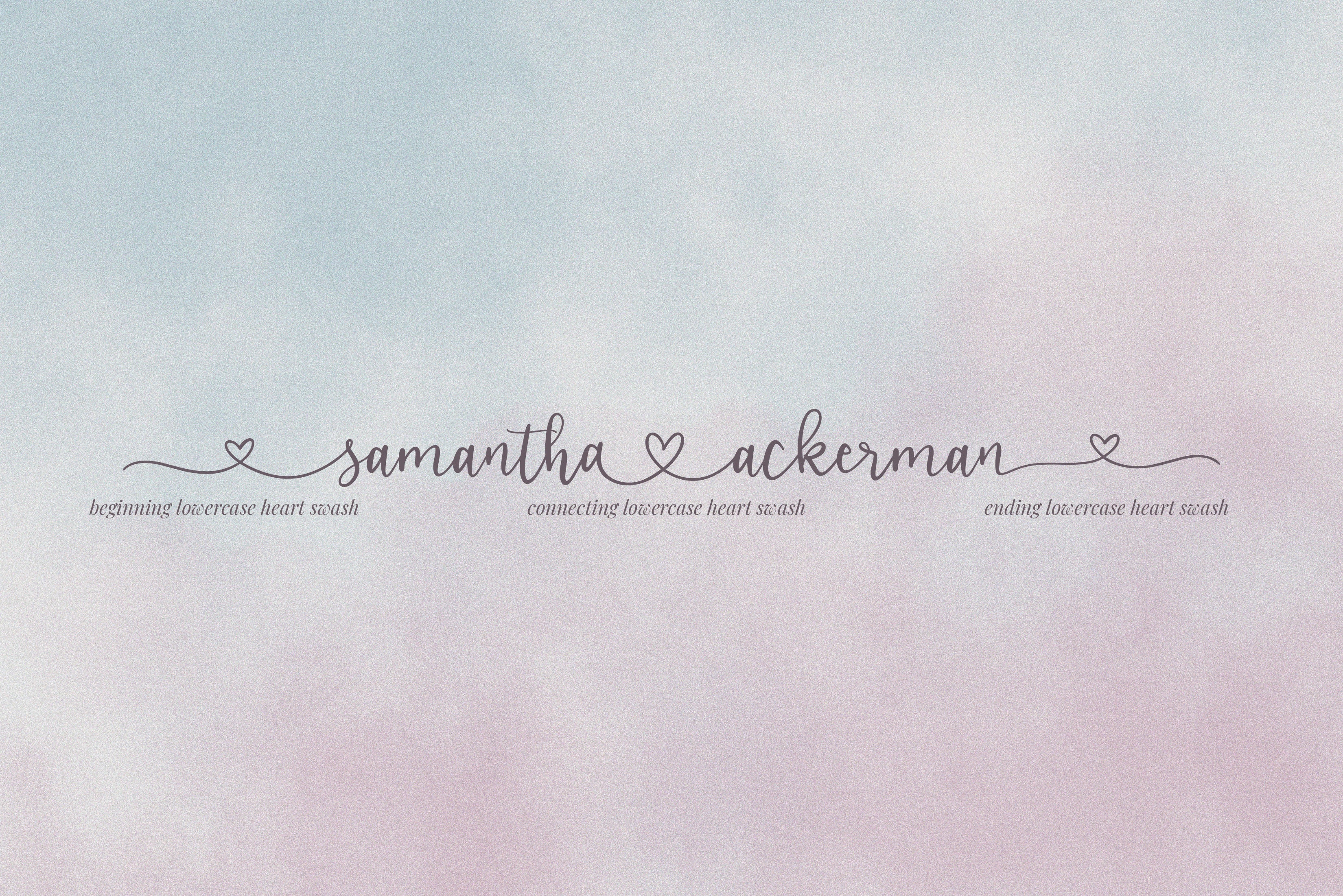Wild Heart // Lovely Script Font