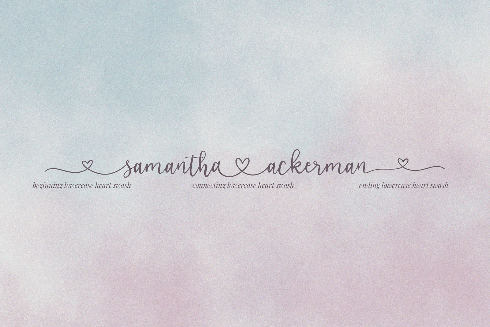 Wild Heart // Lovely Script Font