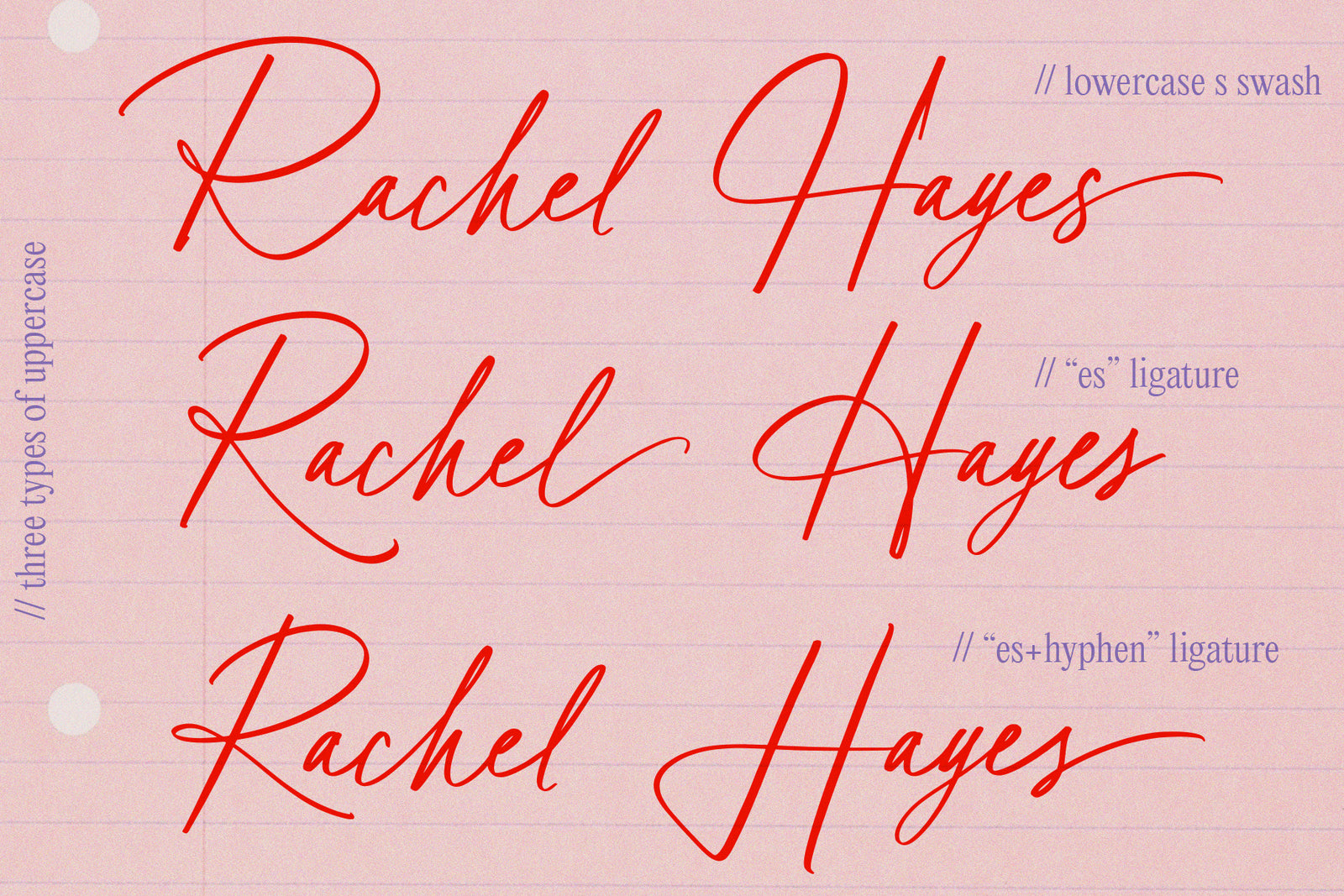 Agatha Bergman // Signature Font