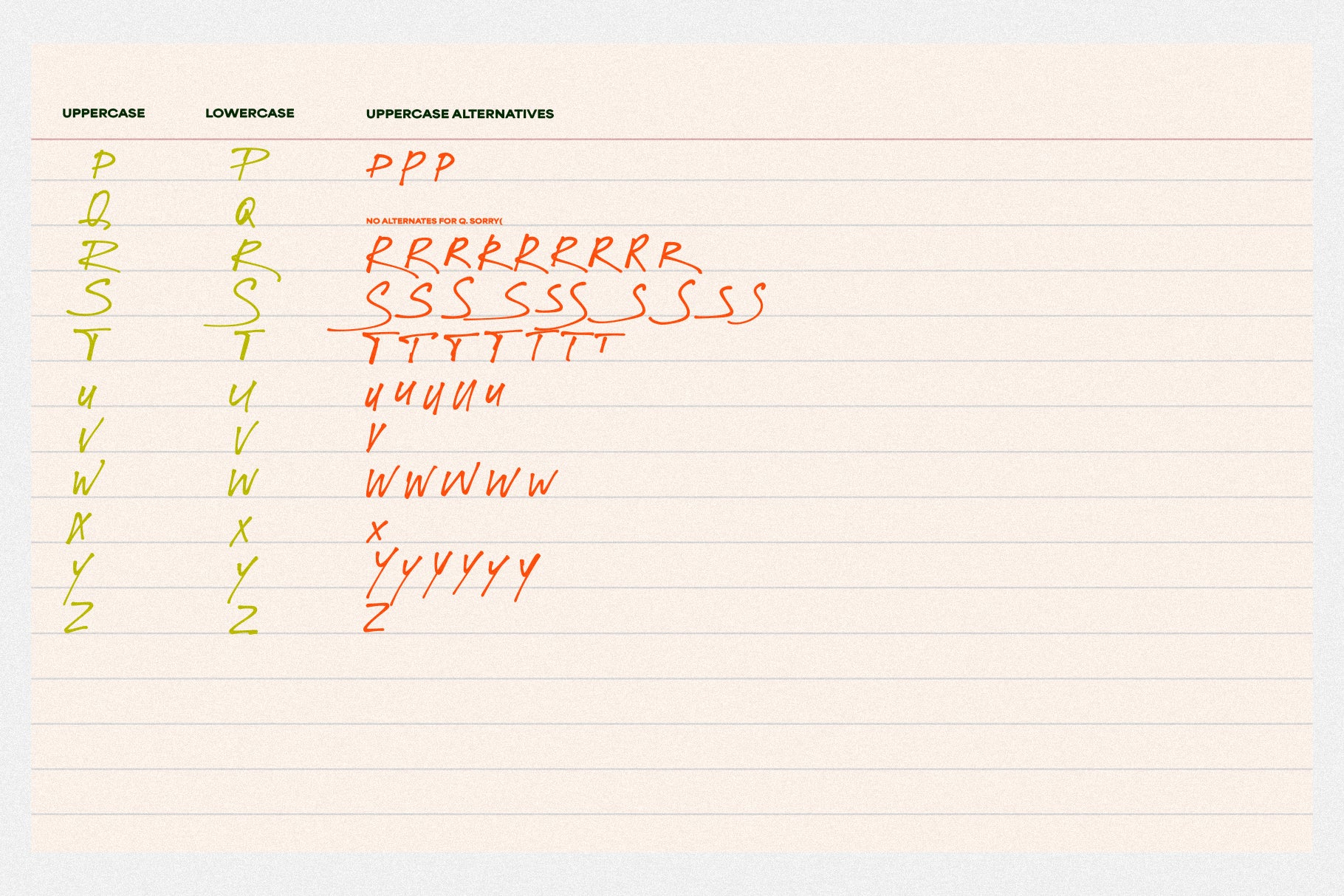 Fashion Experiment // Funky Font