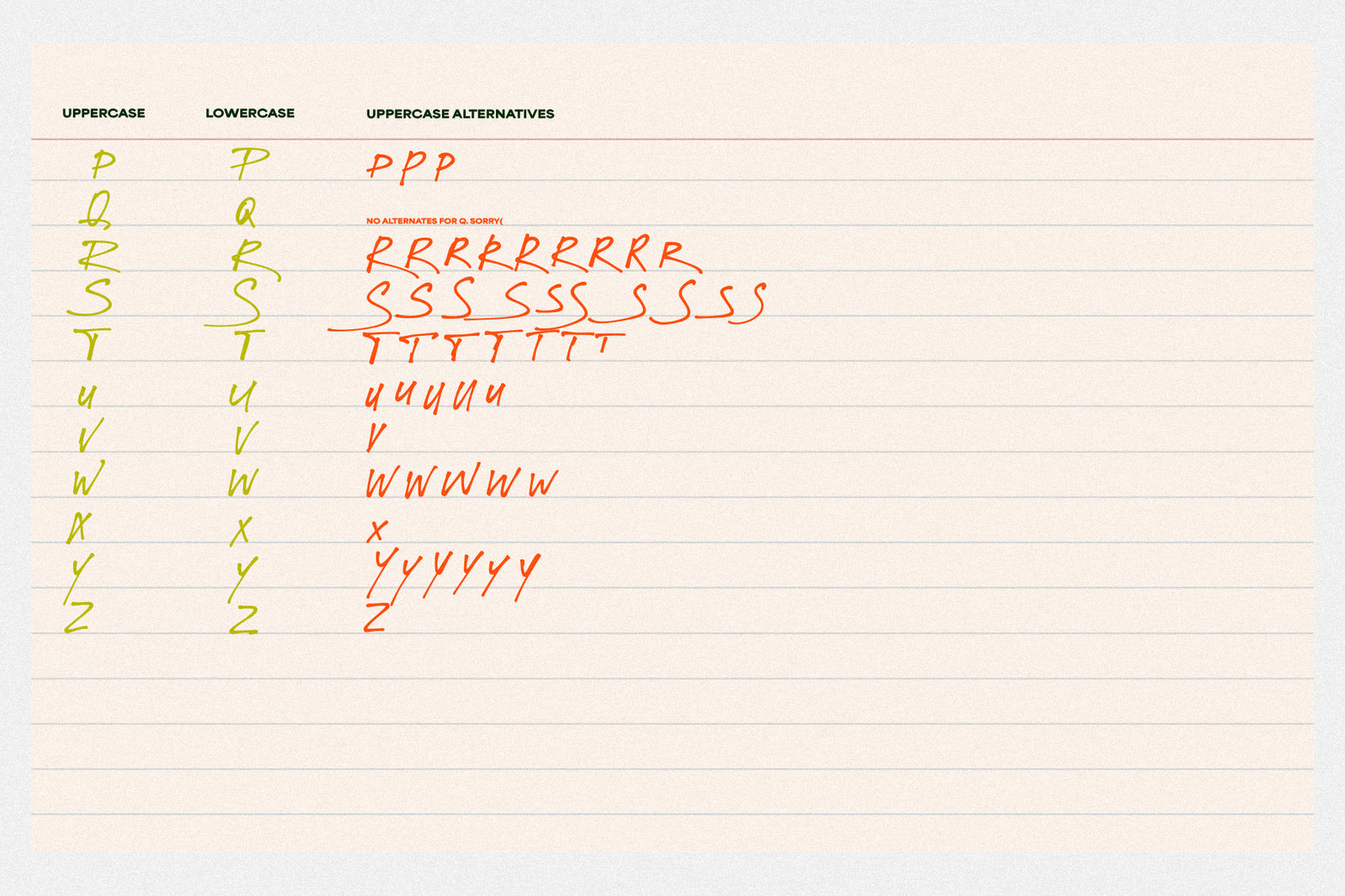Fashion Experiment // Funky Font