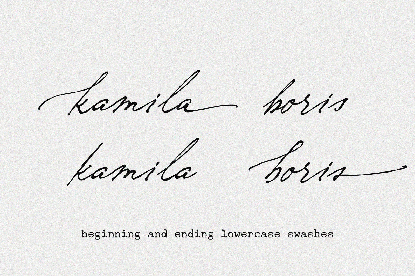 Nostalgia // vintage font