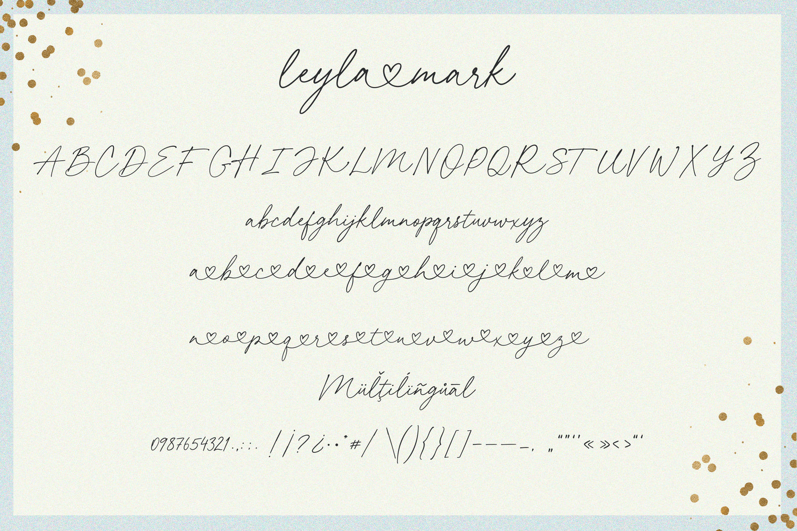 Leyla Mark//Lovely Script