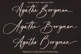 Agatha Bergman // Signature Font