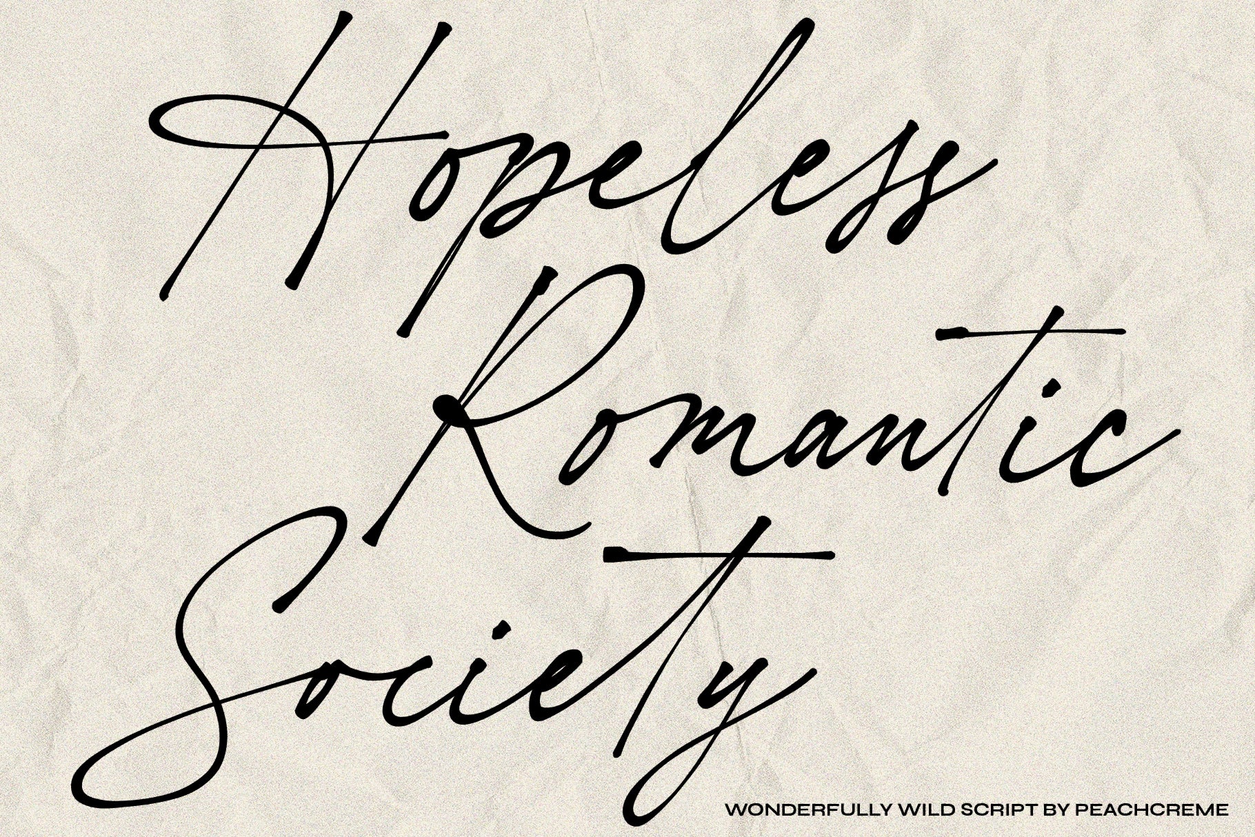 Hopeless Romantic Society // Script