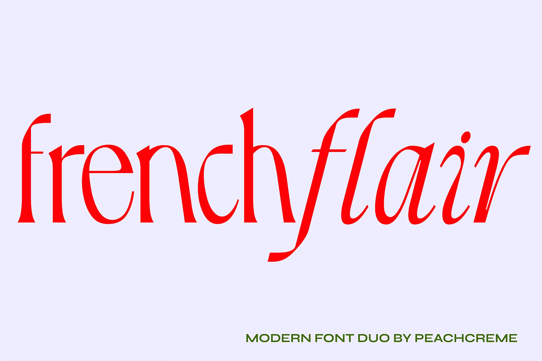 French Flair Font Duo
